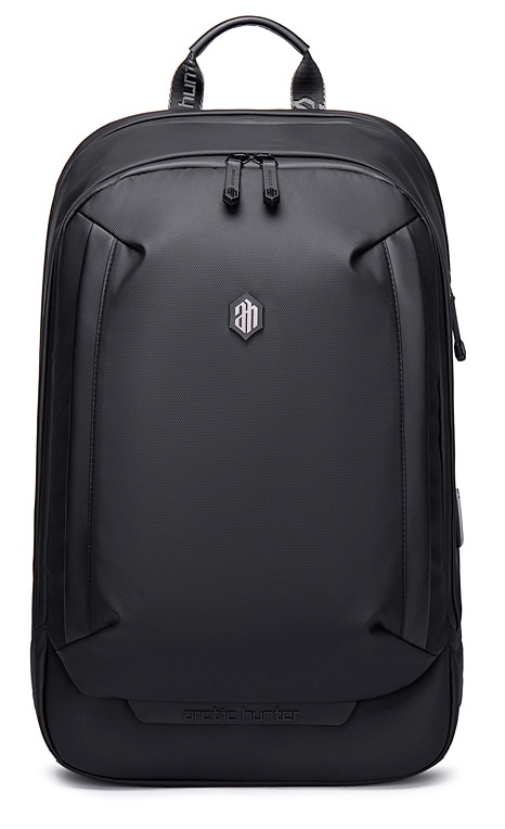 B00443-BK ARCTIC HUNTER τσάντα πλάτης B00443-BK με θήκη laptop 15.6, μαύρη