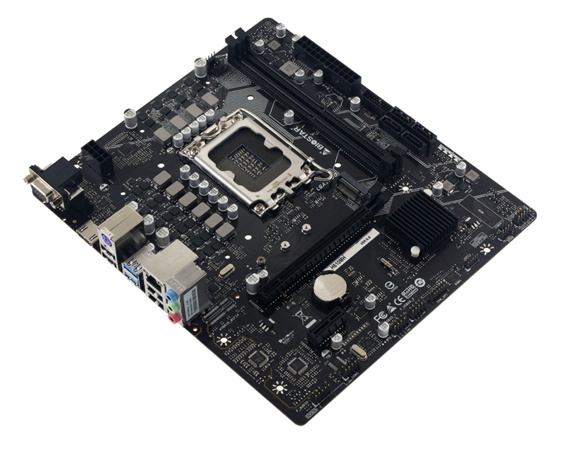 H610MH-V6 BIOSTAR μητρική H610MH, 2x DDR4, s1700, USB 3.2, uATX, GbE, Ver. 6.0