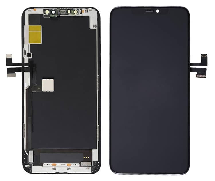 ILCD-022 TW INCELL LCD για iPhone 11 Pro Max, camera-sensor ring, earmesh, μαύρη