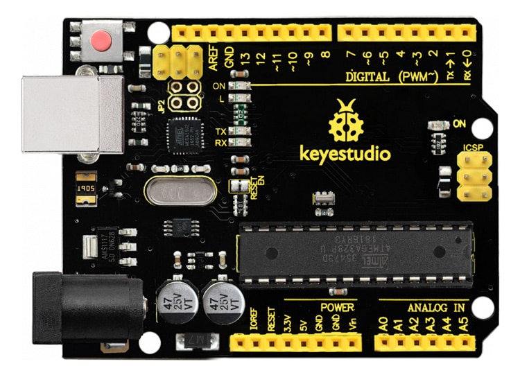 KS0001 KEYESTUDIO UNO R3 development board KS0001, συμβατό με Arduino