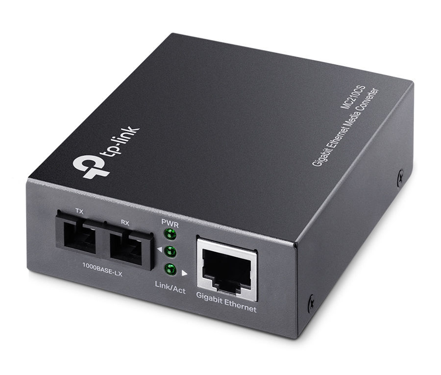 MC210CS TP-LINK Gigabit Single-Mode Media Converter MC210CS, Ver. 5.20