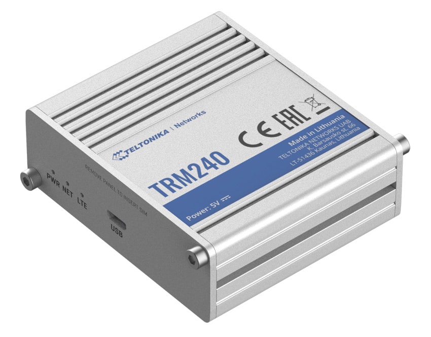 TRM240 TELTONIKA Industrial cellular modem TRM240, LTE Cat 1, USB
