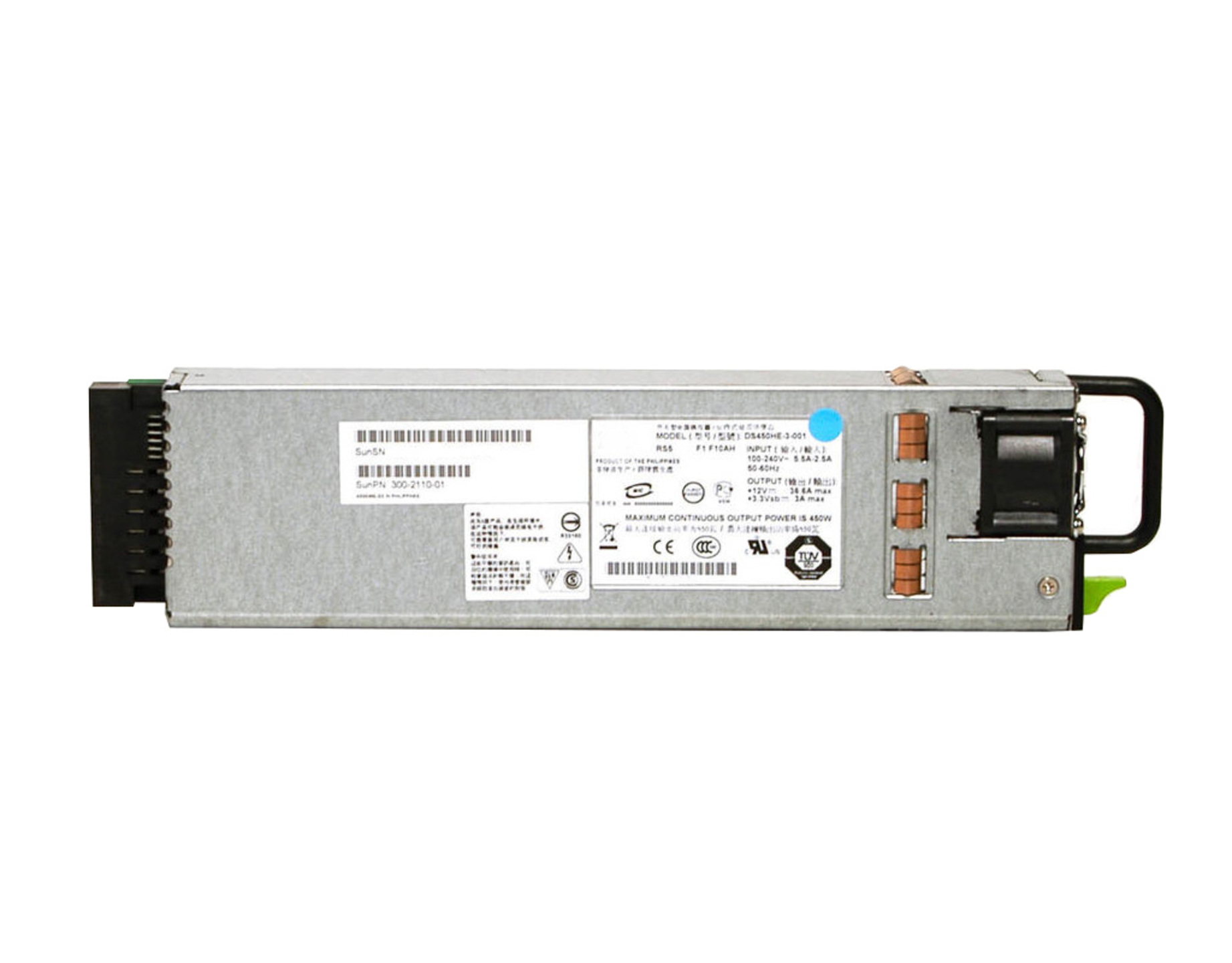 0.049.027-POWER-SUPPLY-PSU-SUNFIRE-T2000-450W-602-3654-02 Power Supply Srv Psu Sunfire T2000 450w