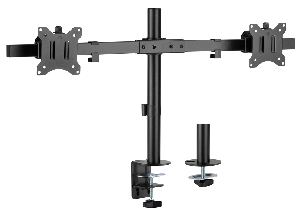 LDT57-C02 BRATECK βάση γραφείου LDT57-C02 για 2 οθόνες 17"-32", έως 9kg ανά οθόνη