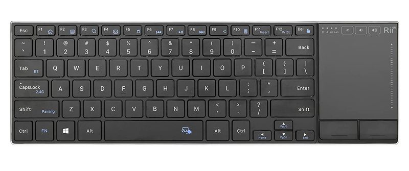 RT-K22S RIITEK ασύρματο πληκτρολόγιο RT721 με touchpad, Bluetooth & 2.4GHz