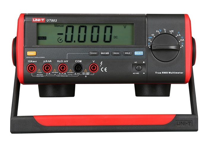 UT803 UNI-T ψηφιακό πολύμετρο πάγκου UT803, 1000V AC/DC, 100kHz, True RMS