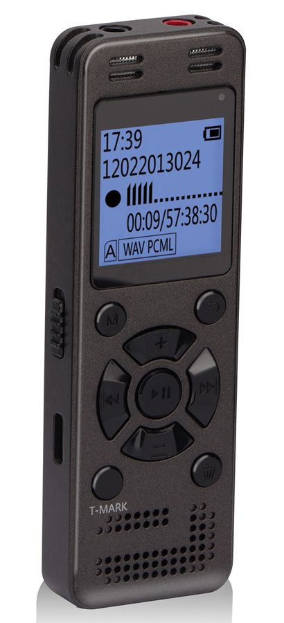V618 Ψηφιακό καταγραφικό ήχου V618, 16GB, 700mAh, μαύρο