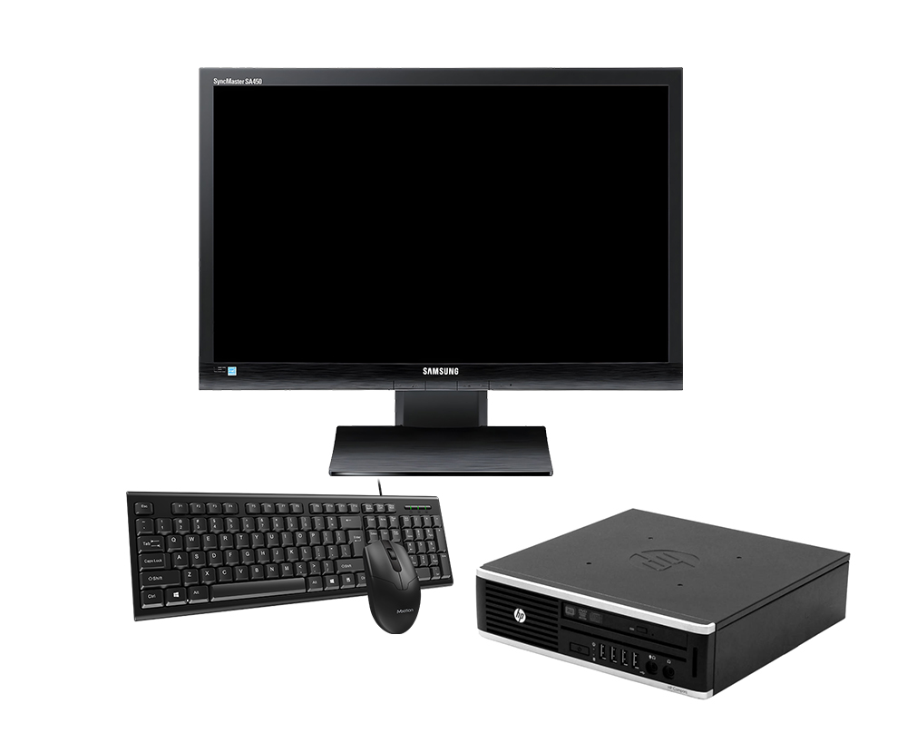 8300 Refurbished Combo Samsung Monitor 24'' & Hp 8300 USDT (I5-3470S/8GB/128GB SSD/ Windows 10 Pro) Grade A , Δώρο Keyboard & Mouse