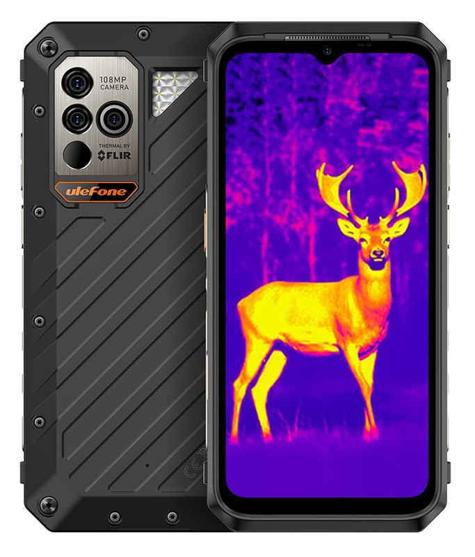 ARMOR18TU-BK ULEFONE smartphone Power Armor 18T Ultra, 5G, 6.58" 12/512GB, μαύρο