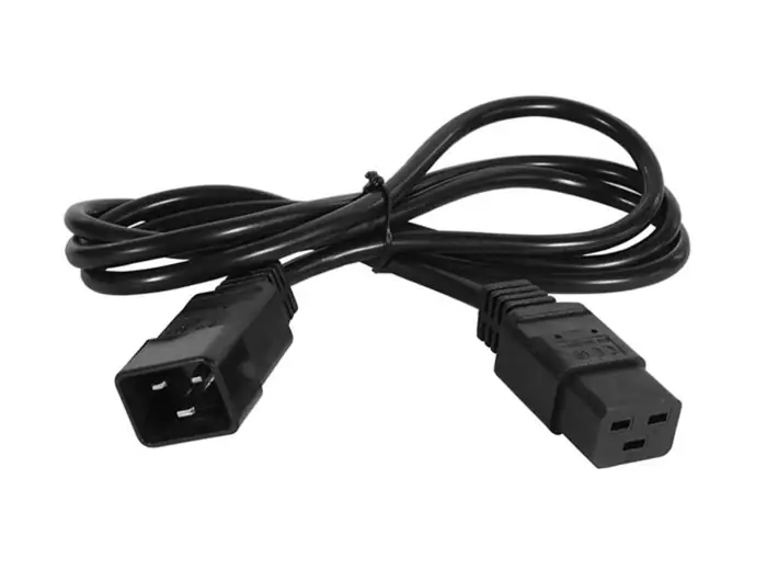 0.007.516_cable_power-cord-male-female-C19_to_C20 Cable Power Cord Male-female C19 To C20 0,5m Black