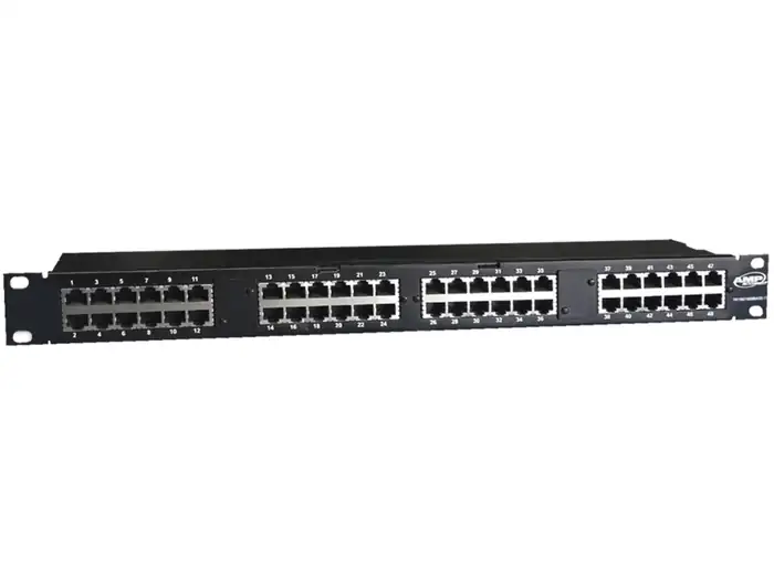 0.076.125_pactch-panel-amptrac-48p-MRJ21-CAT6_a Patch Panel Amptrac 48p Mrj21 Cat6 10gb Shielded/not Krone