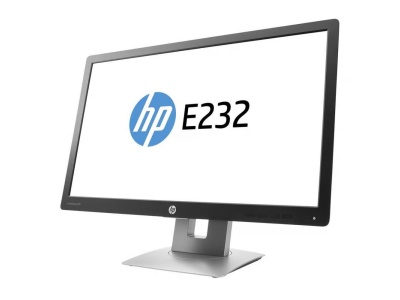 Monitor 23" HP E232 LCD (1920x1080/HDMI-VGA-DisplayPort) Refurbished Grade A