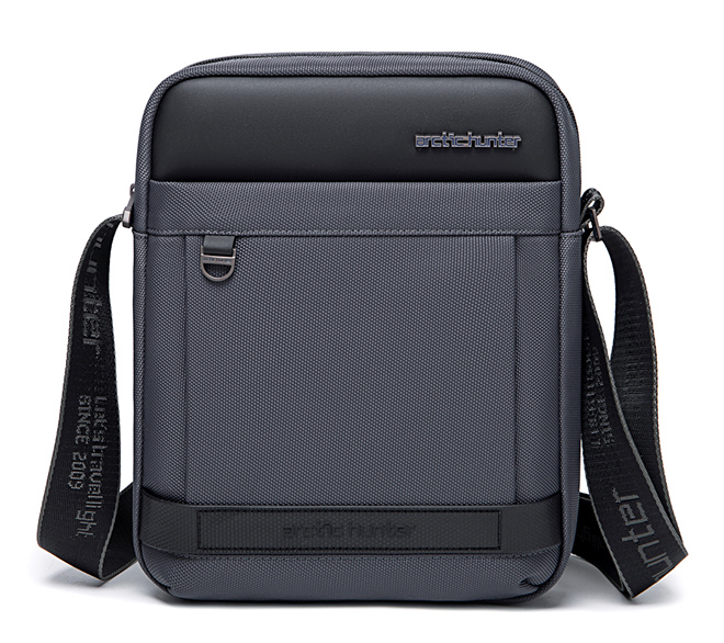 K00162-GY ARCTIC HUNTER τσάντα ώμου K00162 με θήκη tablet, 5L, γκρι