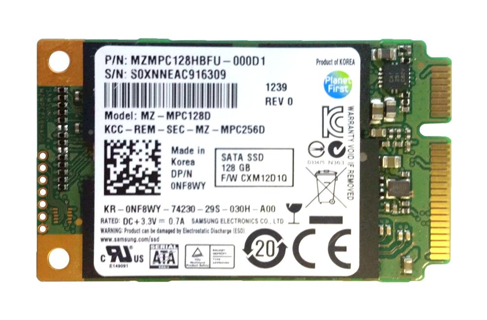 MZ-MPC128D-lg MZ-MPC128D Samsung PM830 Series 128GB MSATA 6Gbps mSATA KC600 (SSD)