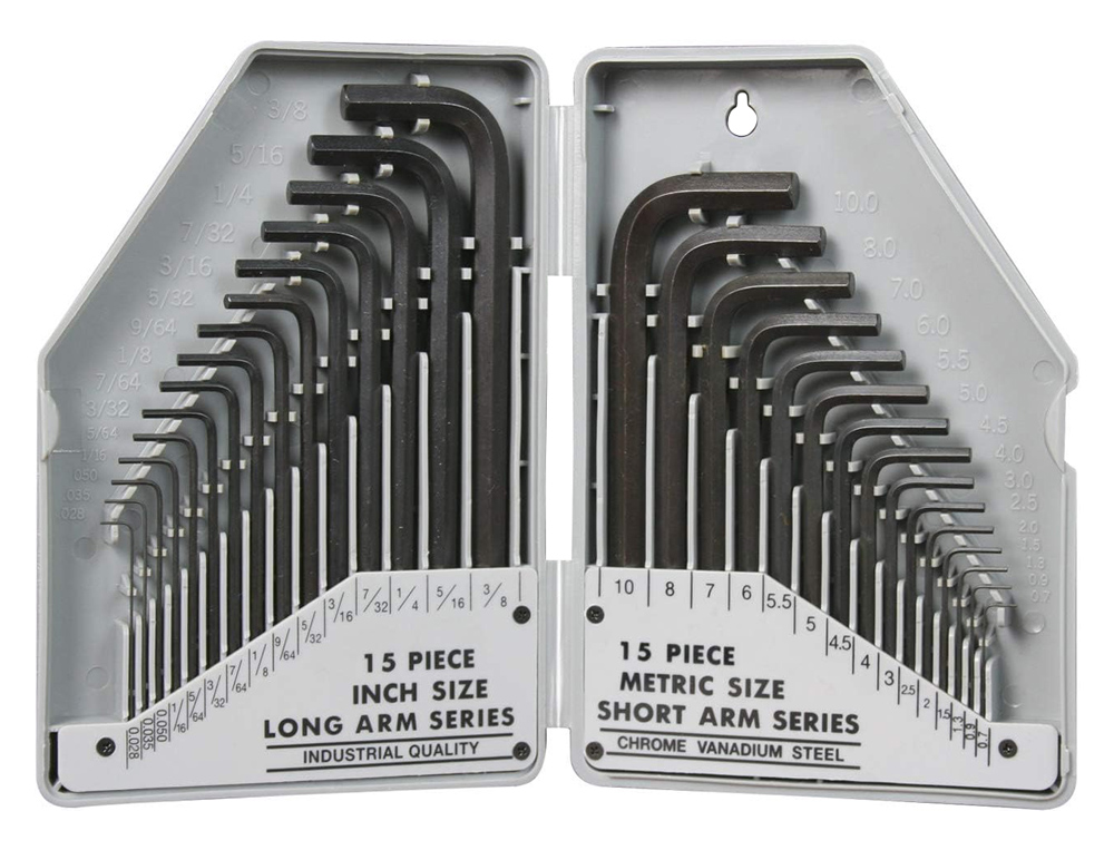 8PK-027 PROSKIT σετ κλειδιά Allen 8PK-027 σε σχήμα L, με θήκη, 30τμχ
