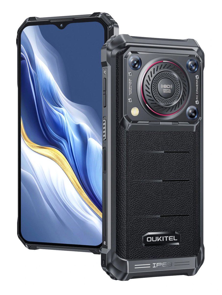 WP36-BK OUKITEL smartphone WP36, 6.52", 8/128GB, IP68/IP69K, 10600mAh, μαύρο