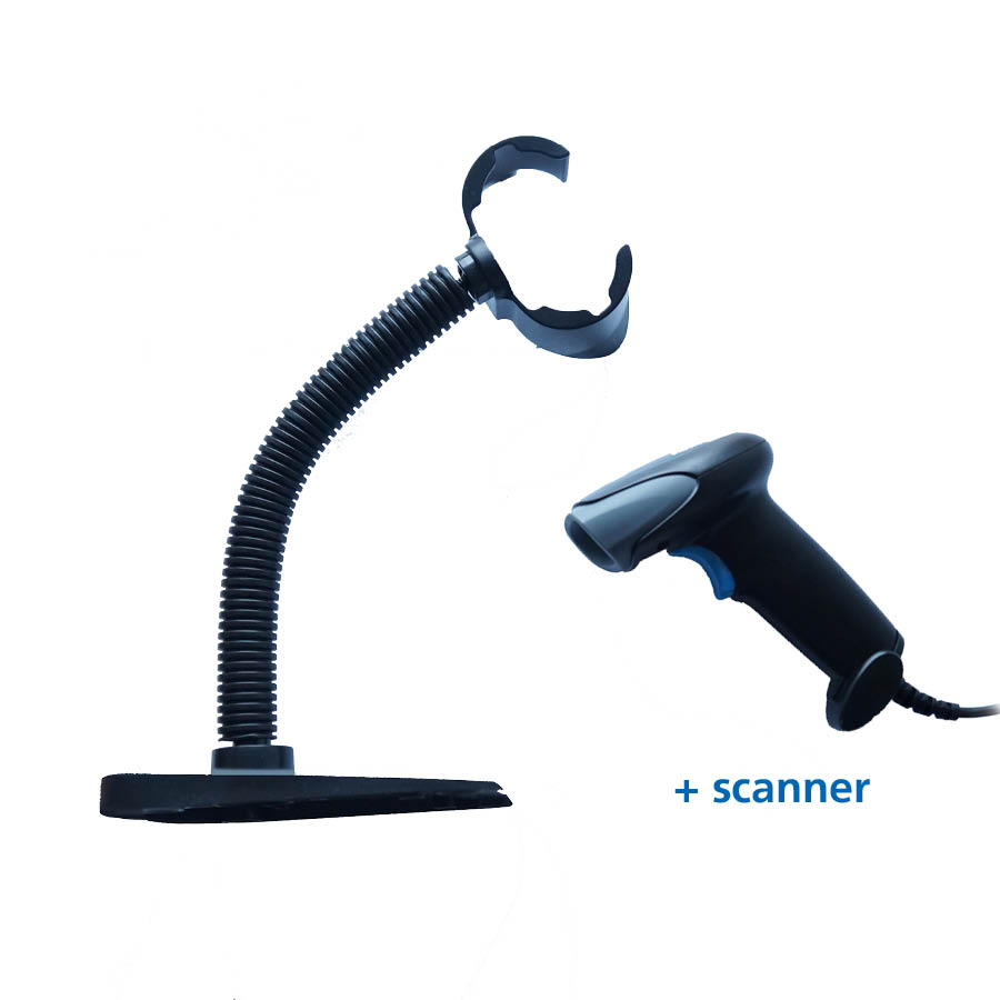 64123_1 Barcode Scanner Με Βάση Στήριξης 1D/2D X530 USB