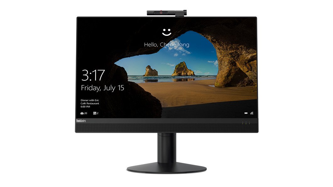 Lenovo-ThinkCentre-M920z-AIO-PC-23.5-inch Lenovo ThinkCentre M920Z All-in-One 23.8″(I3-8100/8GB/256GB SSD/Intel HD Graphics/Win 10 Pro) Refurbished Grade A