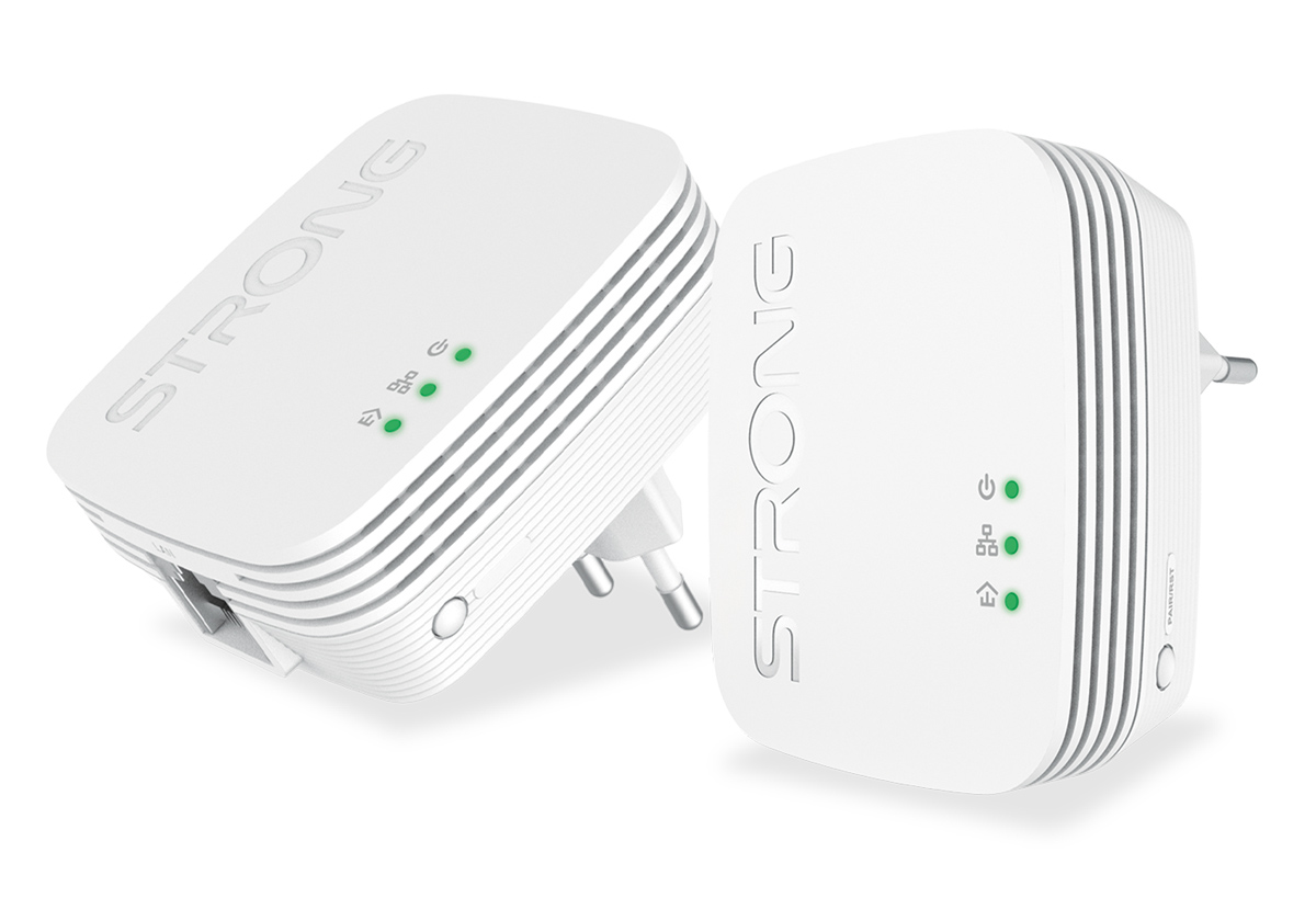 POWERL600DUOMINI STRONG Powerline Kit POWERL600DUOMINI, 600Mbps, 2τμχ