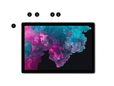 Microsoft Surface Pro 5 12" Refurbished Grade B (I5-1035G4/8GB/256GB SSD/Intel Iris Plus Graphics/W10 PRO) (Χωρίς πληκτρολόγιο) (Μικρή αυτονομία μπαταρίας)