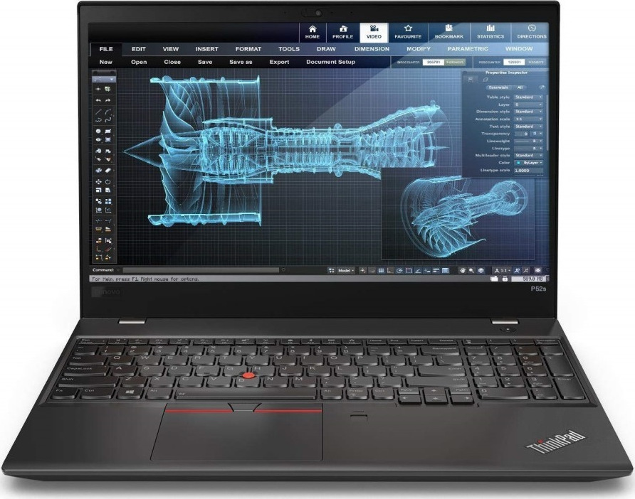 Lenovo Thinkpad P52 15.6" (I7-8750U/16GB/512GB SSD/Intel UHD Graphics/W11 PRO) Refurbished Grade A