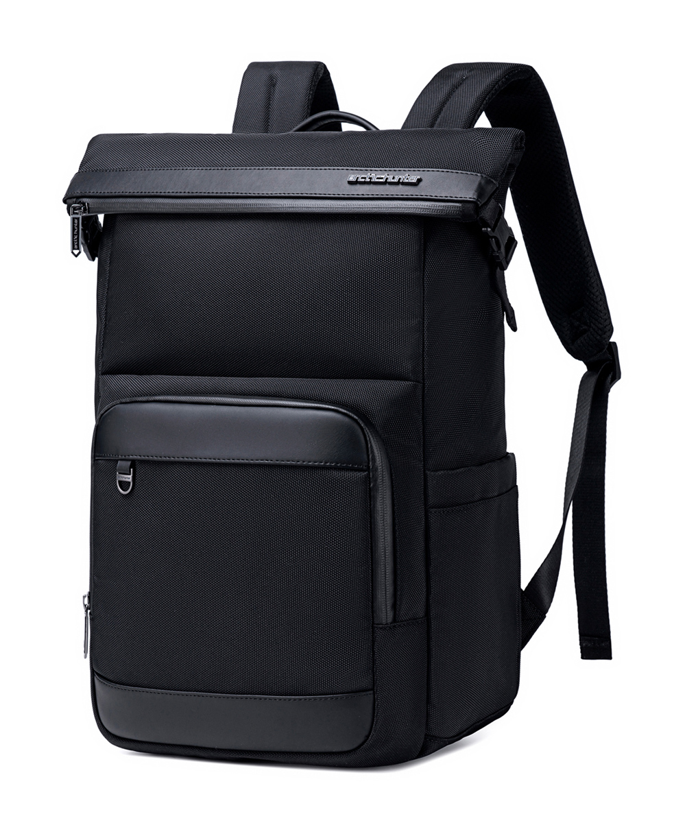 B00684-BK ARCTIC HUNTER τσάντα πλάτης B00684 με θήκη laptop 15.6", 18.5L, μαύρη