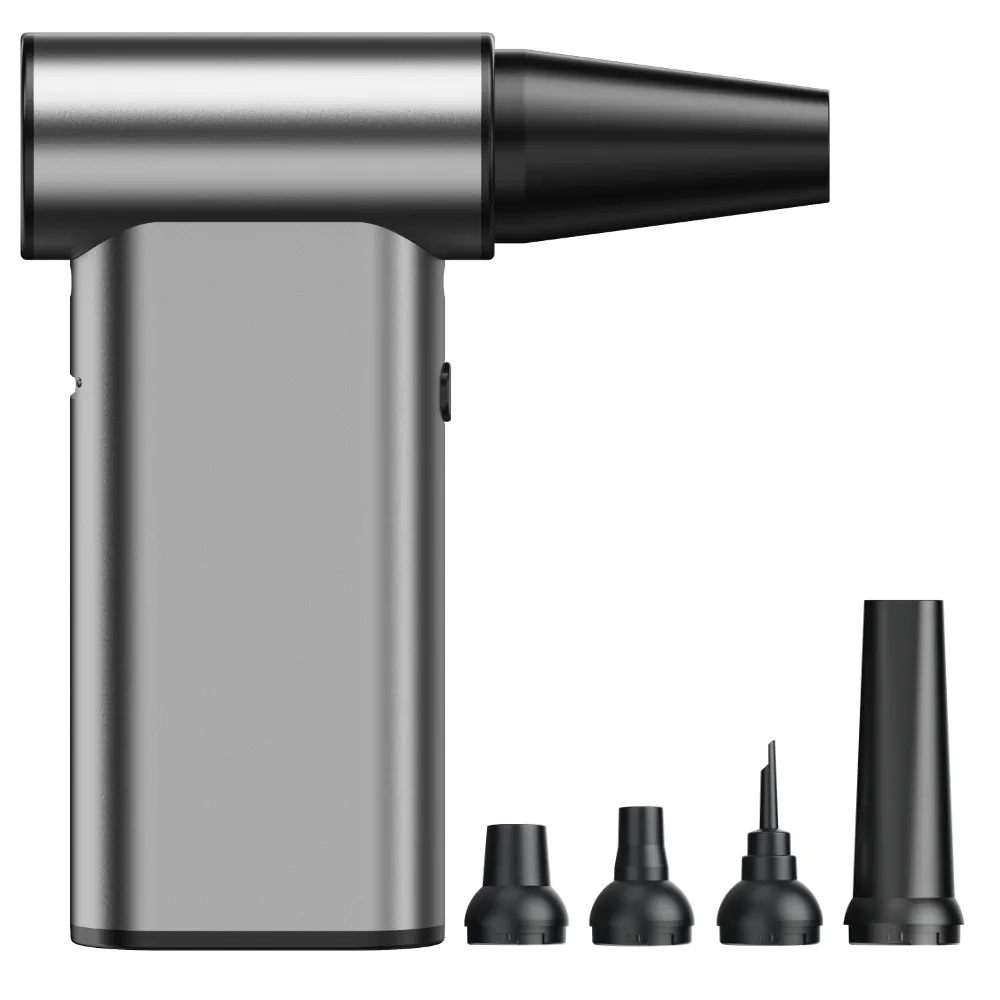 KNZ-AD57 KINZIR ηλεκτρικό air duster AD57, 180W, 8000mAh, γκρι