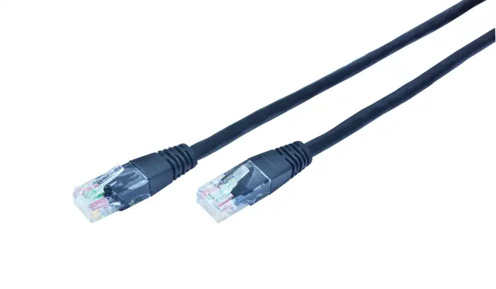0.006.229-PATCH-CORD-UTP-CABLE-CAT5E-BLACK Patch Cord Utp Cable Cat5e 2.4m Black