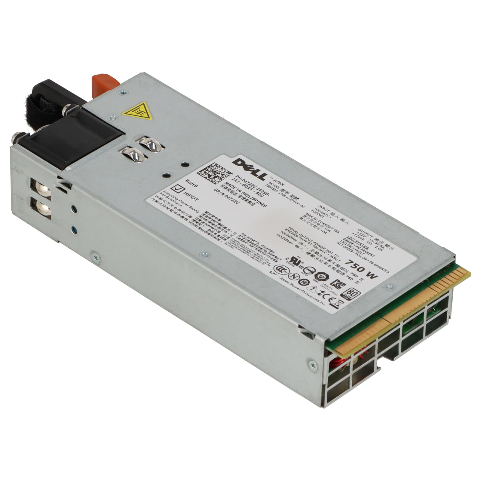 0.051.791-POWER-SUPPLY-SRV-DELL-POWEREDGE-R510-R710-R810-R910-750W Power Supply Srv Dell Poweredge R510/r710/r810/r910 750w